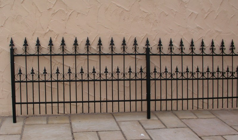Gartenzaun Metall Schmiedeeisen Eisenzaun Zaun Zäune RomaZ100/200