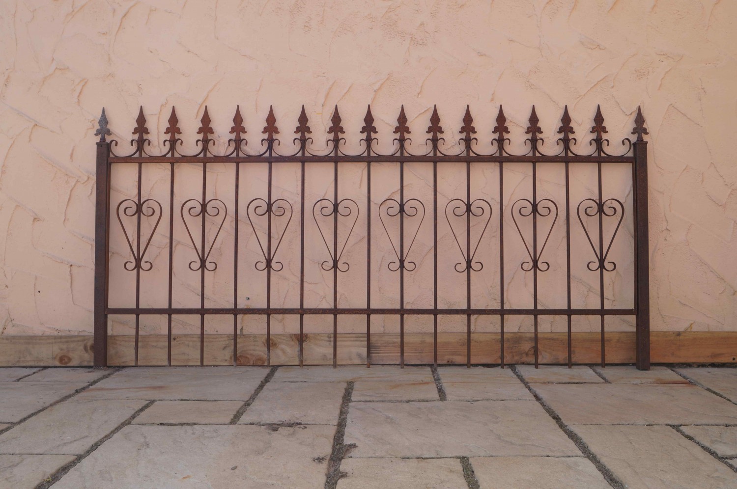 Schmiedeeisen Eisenzaun Zaun Metall Antik Rankgitter Amori Z100 200 Roh