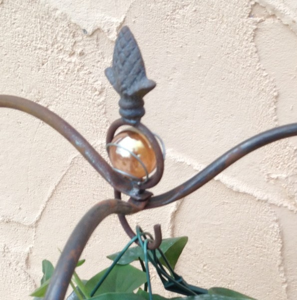 Blumenampel Blumenständer Hängeampel Pflanzkorb Alena Rost Ambiente im