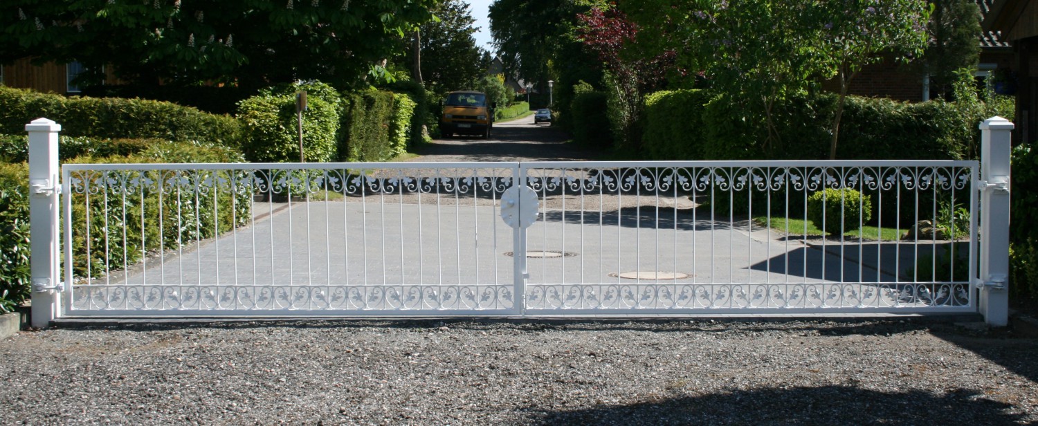 Gartentor Hoftor Tor MonacoFT600/120 Verzinkt Metall Feuer verzinkt 25