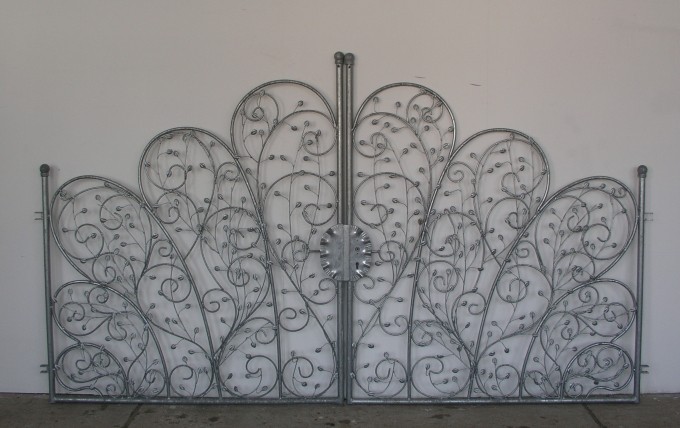 Hoftor Tor Metall SchmiedeEisen Gartentor Miracle FeuerVerzinkt Tore