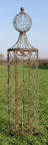 Rankstab Rankhilfe Rankgitter Rankgitter Garten Obelisk Wells XL ROST