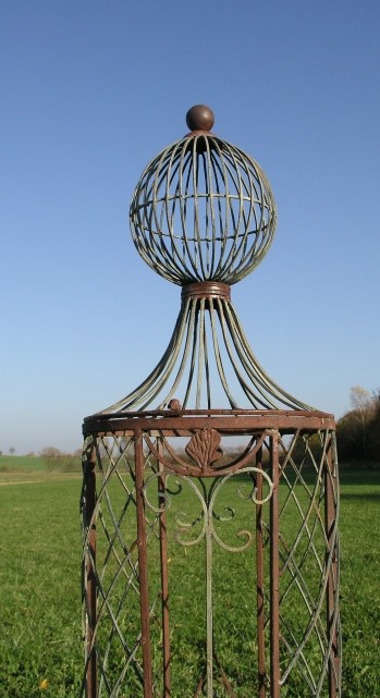 Rankstab Rankhilfe Rankgitter Rankgitter Garten Obelisk Wells XL ROST
