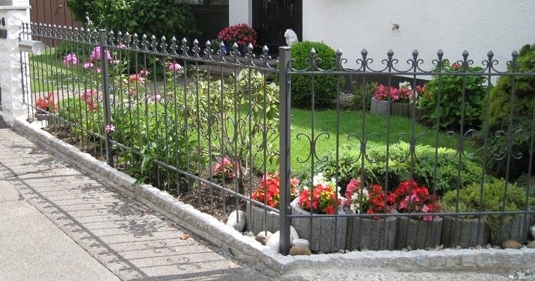 Schmiedeeisen Zaun Eisenzaun Gartenzaun Metallzaun CasselZ100/200