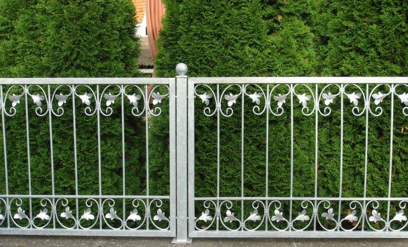 Schmiedeeisen Eisenzaun Zaun Zäune MonacoZ100/150 Verzinkt Zäune