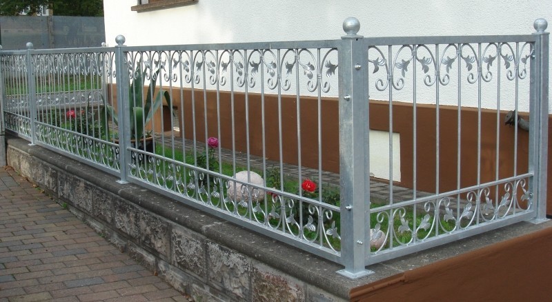 Schmiedeeisen Eisenzaun Zaun Zäune MonacoZ100/150 Verzinkt Zäune