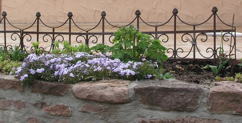 blumenbeet abgrenzung metall